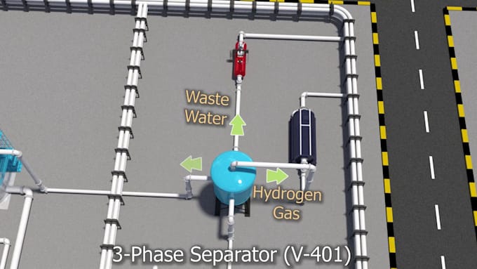create 3d industrial animation engineering process and technical visualization