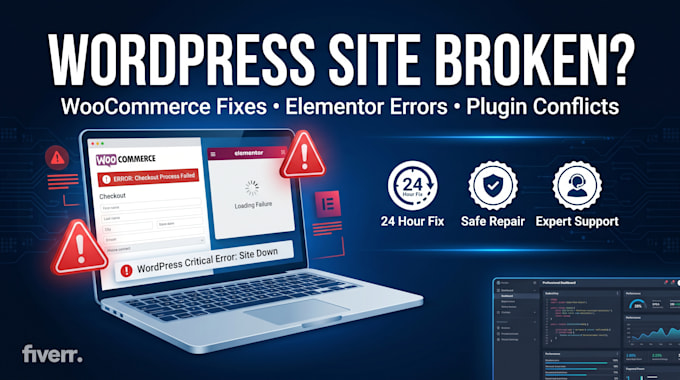 fix wordpress woocommerce issues elementor errors and plugin conflicts