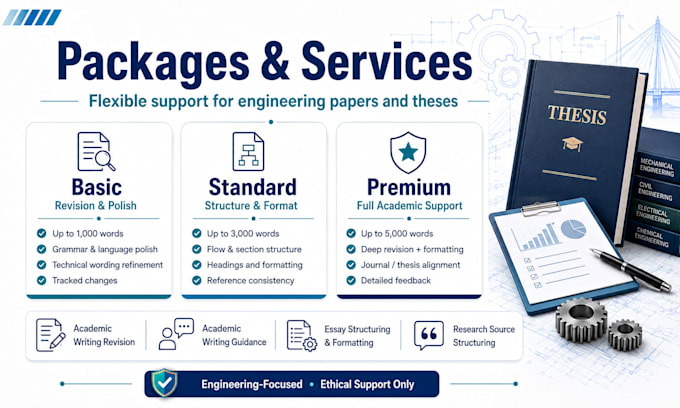 provide engineering academic writing revision guidance and formatting