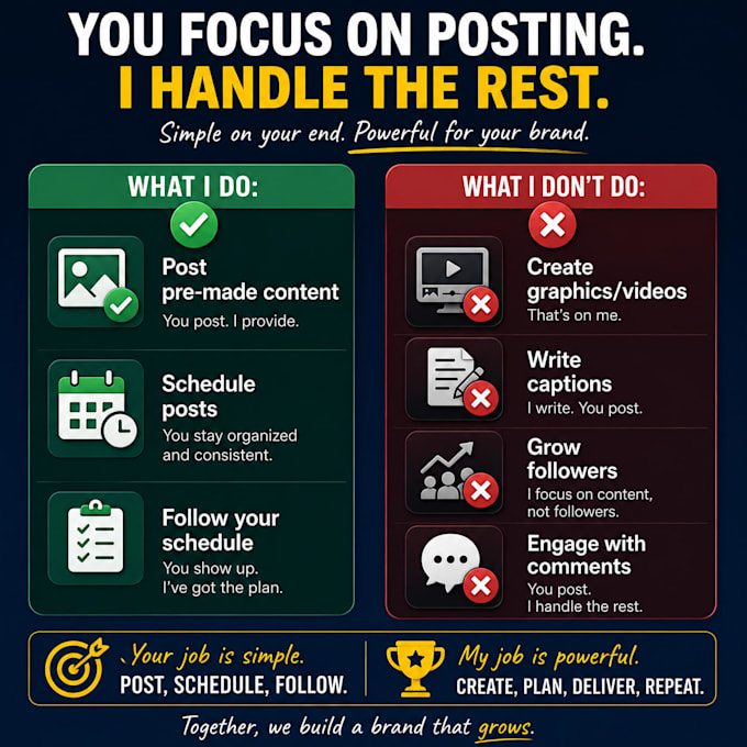 post and schedule content on all social media platforms