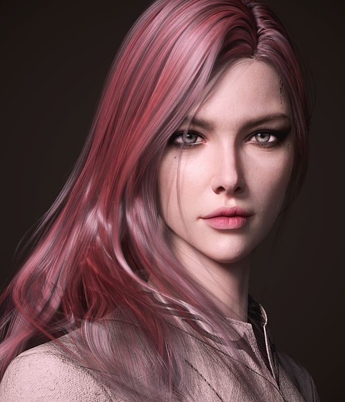 create model 3d vr chat avatar vtuber character model character design vr rig