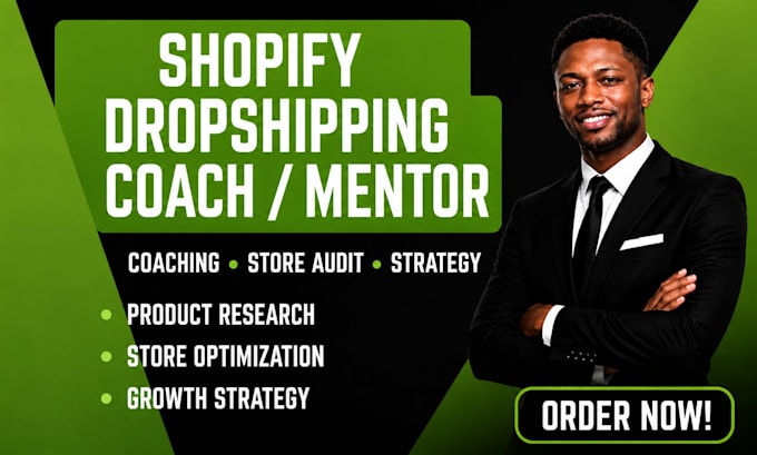 be your shopify dropshipping coach and ecommerce business consultant