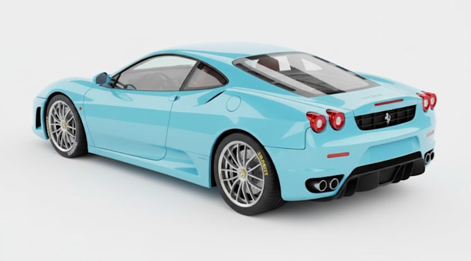 create hyper realistic 3d car models and studio renders for fivem and gta v
