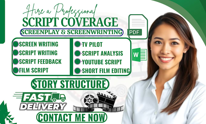 provide script screenplay coverage analysis note for movie script scriptwriting