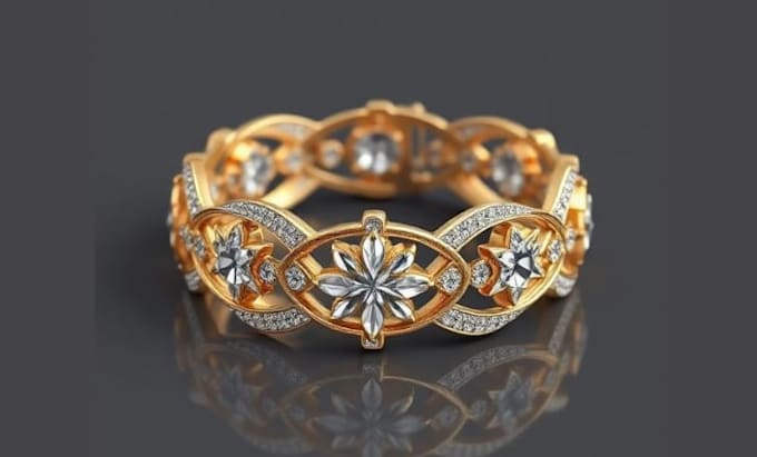 create high quality 3d jewelry models ready for 3d printing and rendering