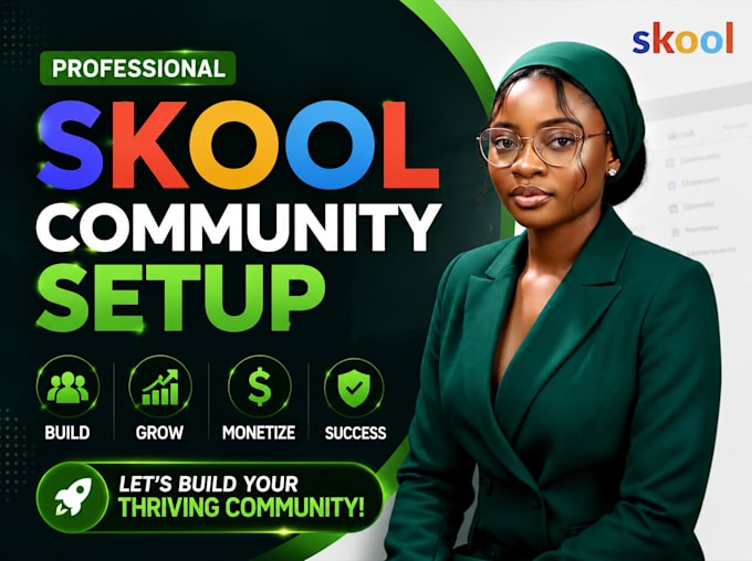 setup skool community, course, onboarding, automation and engagement