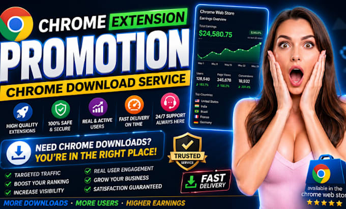 user chrome extension promotion, browser extension users, users chrome download