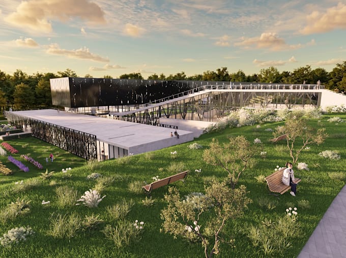 3d model and render your institutional projects