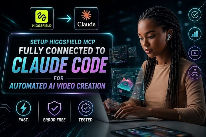 connect higgsfield mcp to claude code for ai video automation