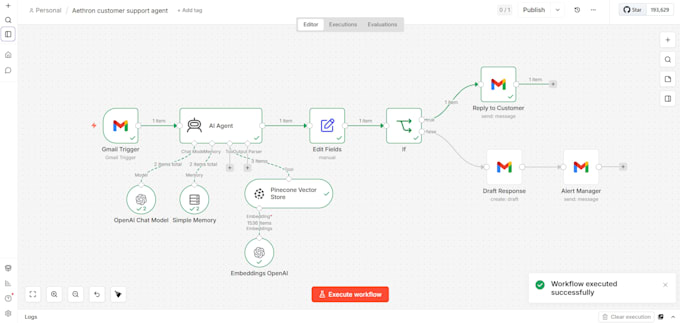 build n8n workflow, ai automation, airtable and chatbot integration