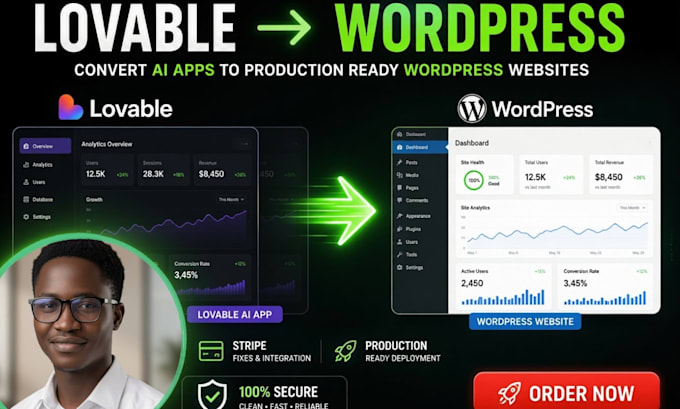 convert lovable ai website to wordpress elementor debugging lovable ai website