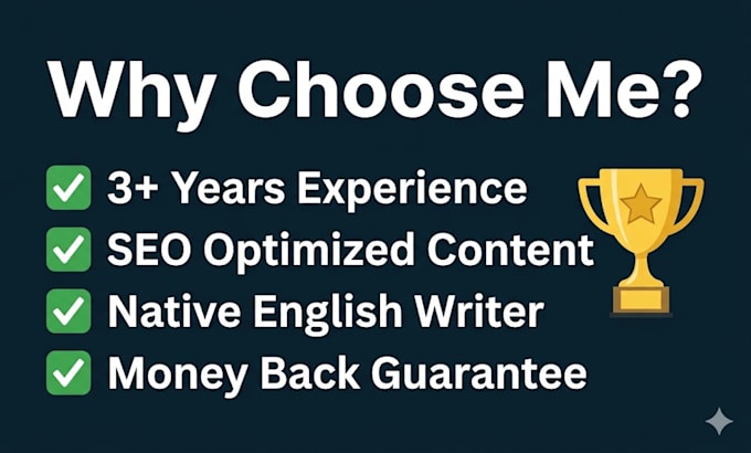 write SEO blog posts and articles for your website