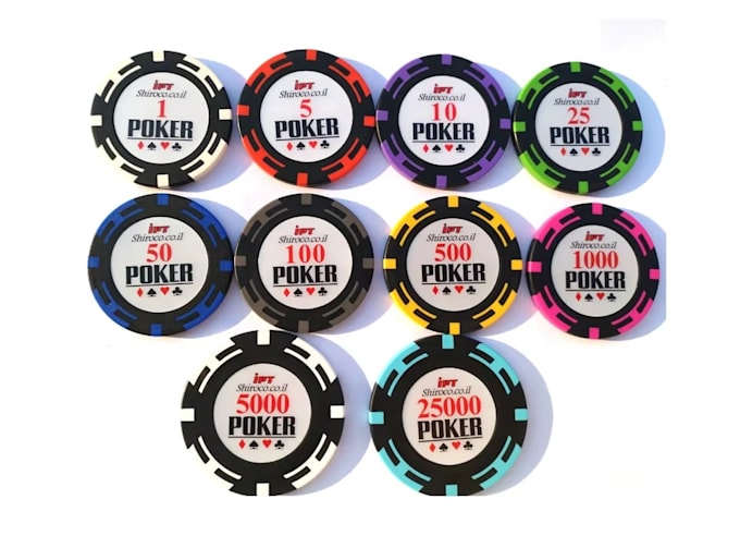 create luxury poker logo and poker chip design
