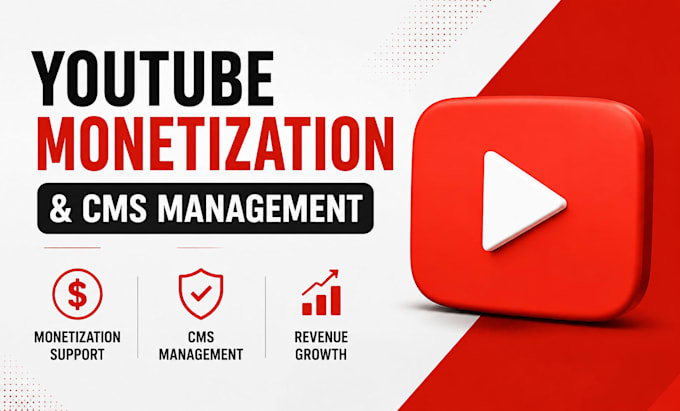 do youtube monetization, cms management expert and mcn support