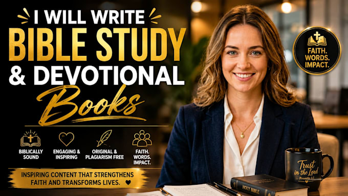 write bible study and devotional book sermon ted talk