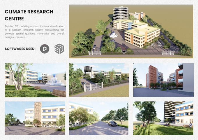 create architectural 3d models renders and visualizations