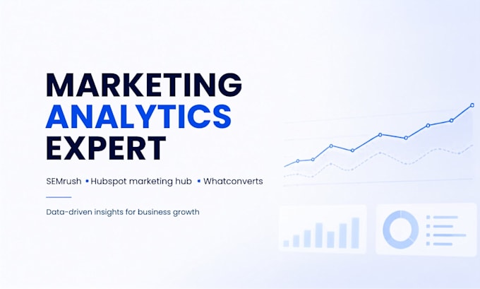 do marketing analytics , tracking and performance reporting