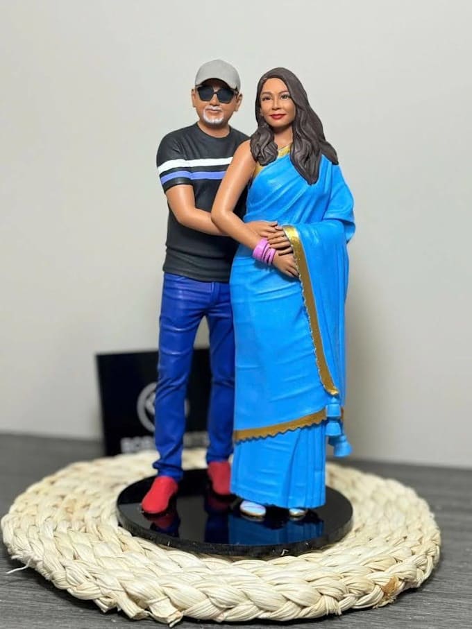 create custom 3d printable action figure, bobblehead or figurine from your photo