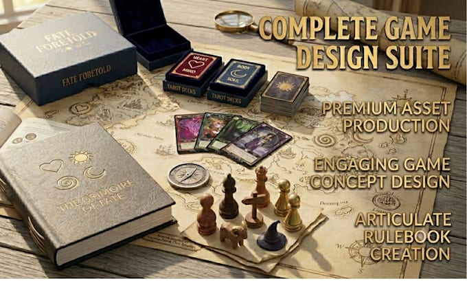 design card game mechanics, card game balancing and rulebook design