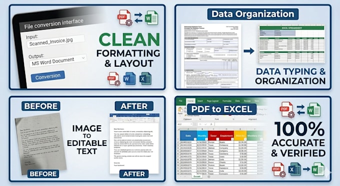 do professional data entry and virtual assistant task