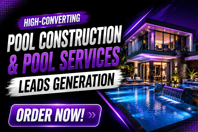 swimming pool leads pool construction leads facebook ads pool service leads