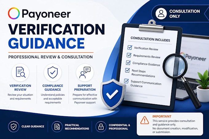 review your payoneer verification requirements and documents