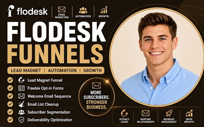 build flodesk lead magnet funnel freebie form welcome sequence email list cleanu