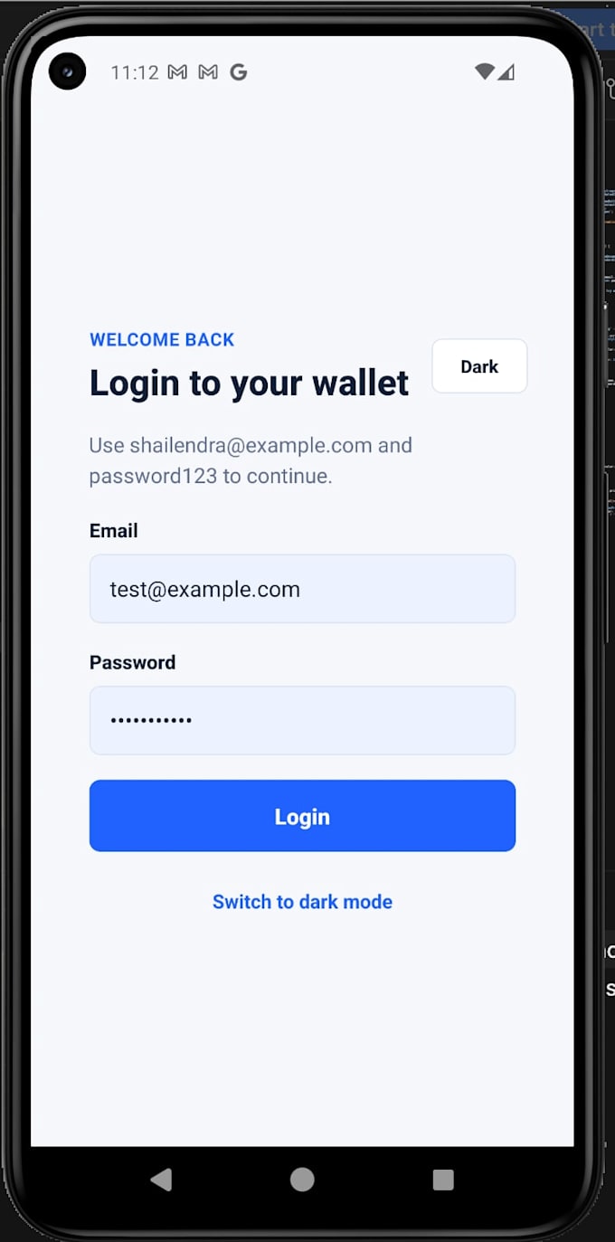 develop a react native mobile app for android and ios