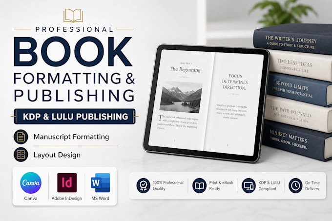 amazon kdp book, ebook upload lulu book publishing formatting affinity publisher