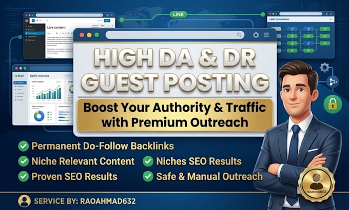 publish a guest post on a high authority website