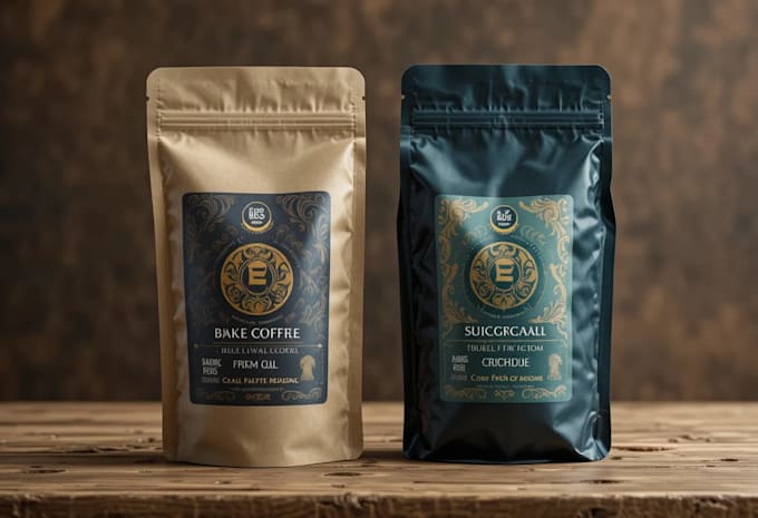 do coffee bag , label , product packaging ,pouch design