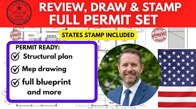 do architectural, structural drawings for city permit