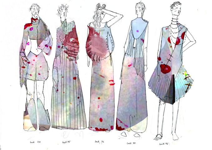 create full outfit fashion illustrations
