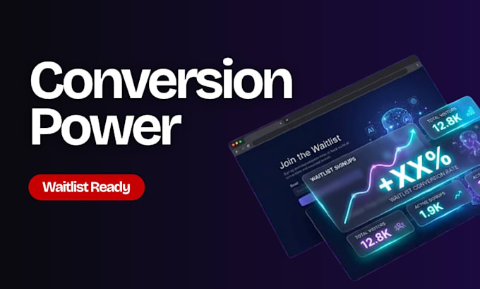 build an ai saas landing page with waitlist and SEO