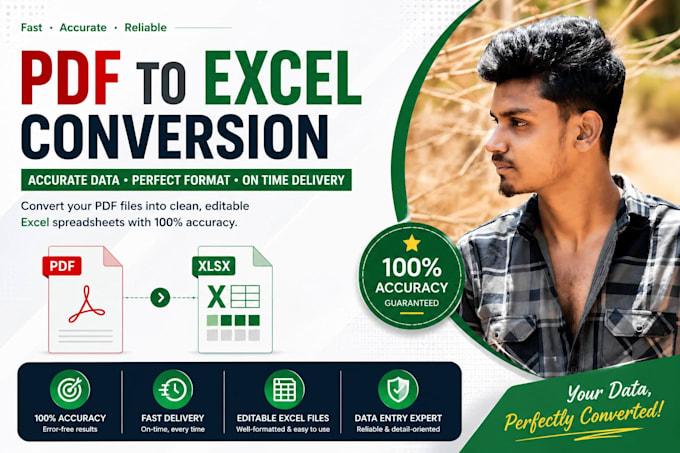 reliable PDF to excel conversion service