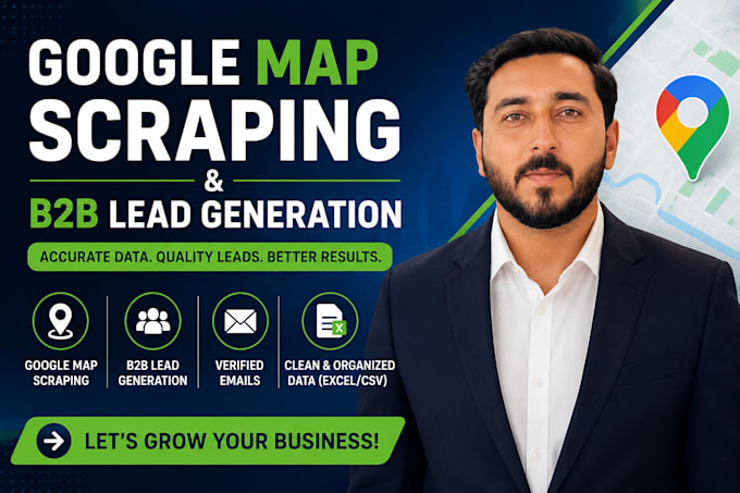 do google map scraping, b2b lead generation, email list building
