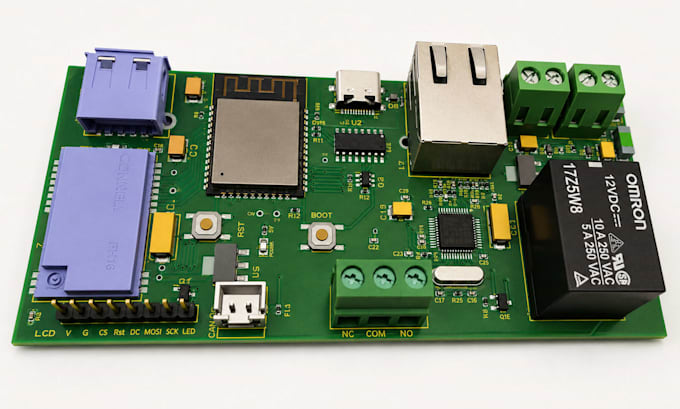 automotive pcb engineering, rf circuit, pcb board design and circuit schematic