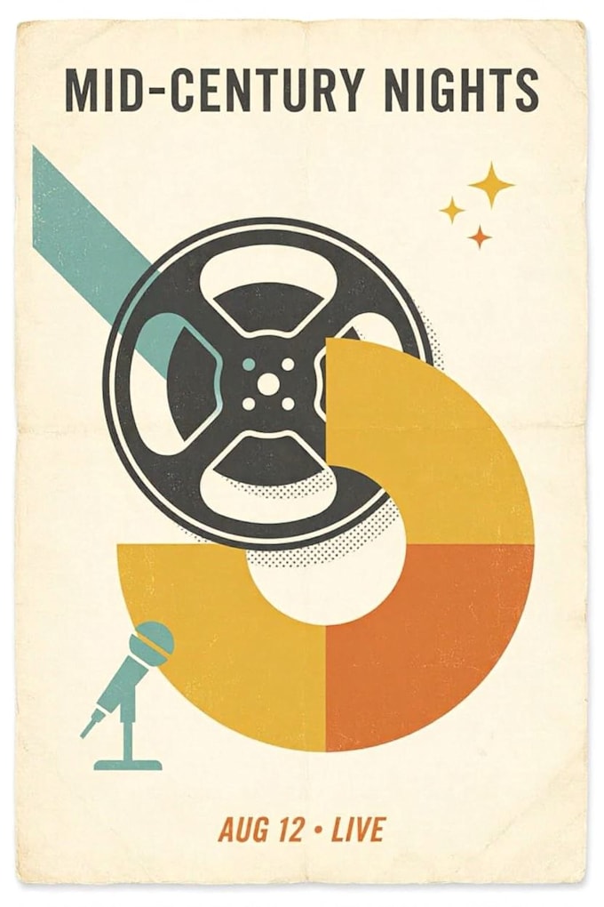 do a minimalist poster or flyer