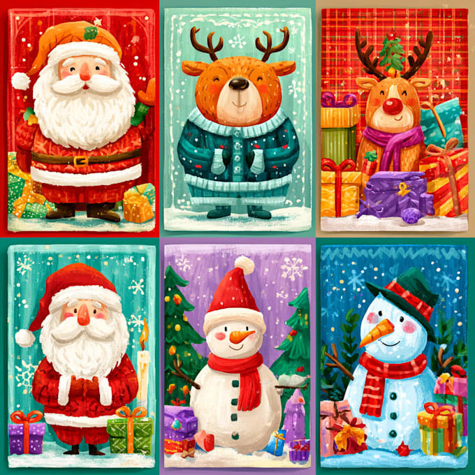 design a christmas card, greetings card