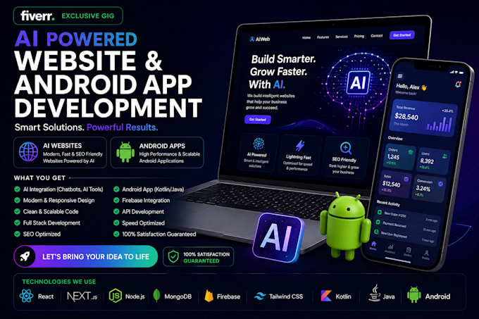 develop ai powered websites and apps