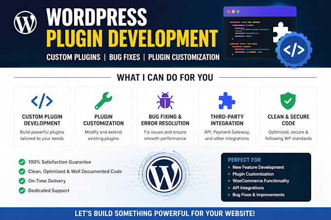 develop or customize a wordpress plugin for your website