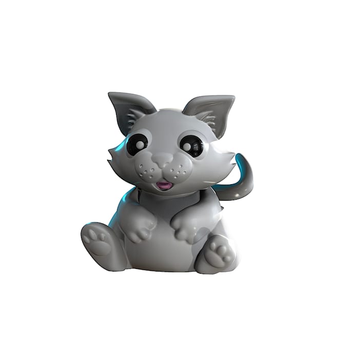 stylized cute 3d characters for 3d printing and figurines