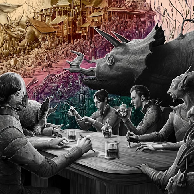 dnd character art and dnd character art