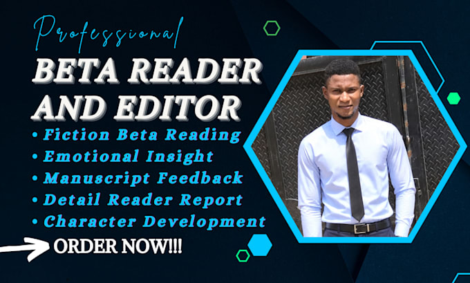 be beta reader and provide reader report, feedback, and improvement suggestions