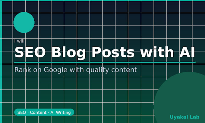 write SEO optimized blog posts and articles using ai