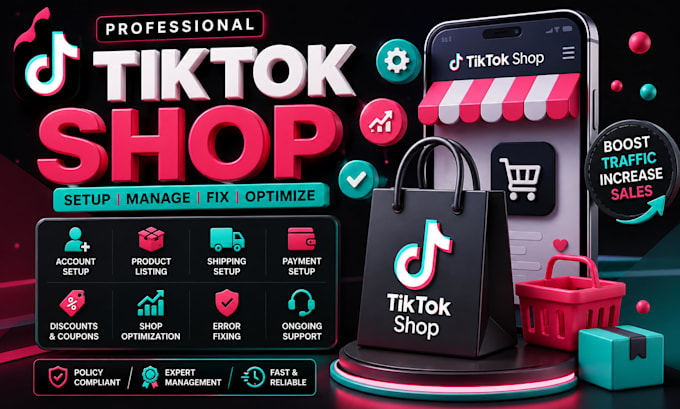 setup tiktok shop fix errors sync tiktok shop manage