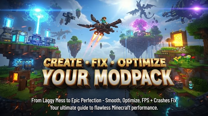 create, fix or optimize your minecraft modpack for you