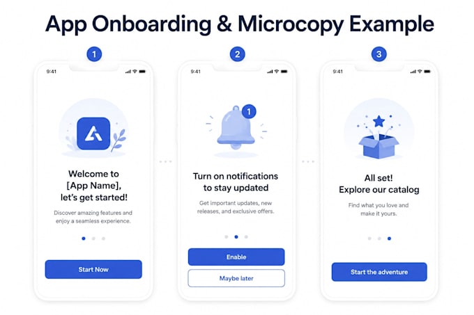 write high converting UX microcopy, pop ups, and onboarding flows