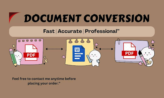 convert PDF to word and word to PDF professionally