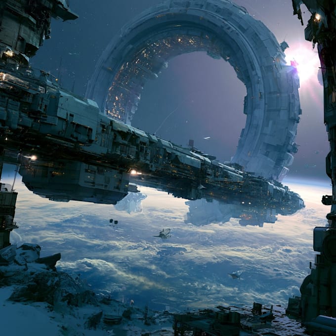 sci fi illustration and sci fi art